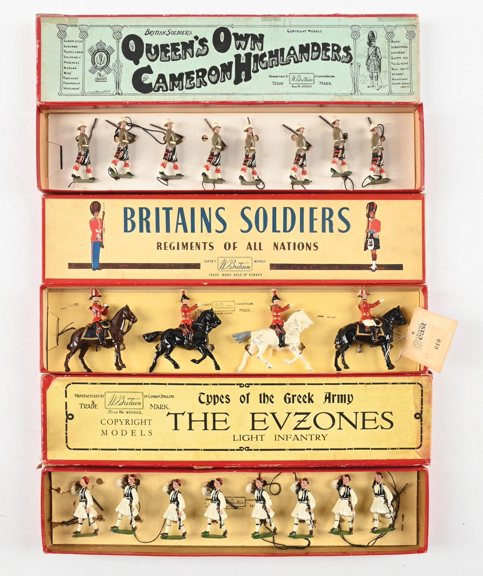 LOT OF 3: W. BRITAIN SETS IN BOXES (1 of 2)