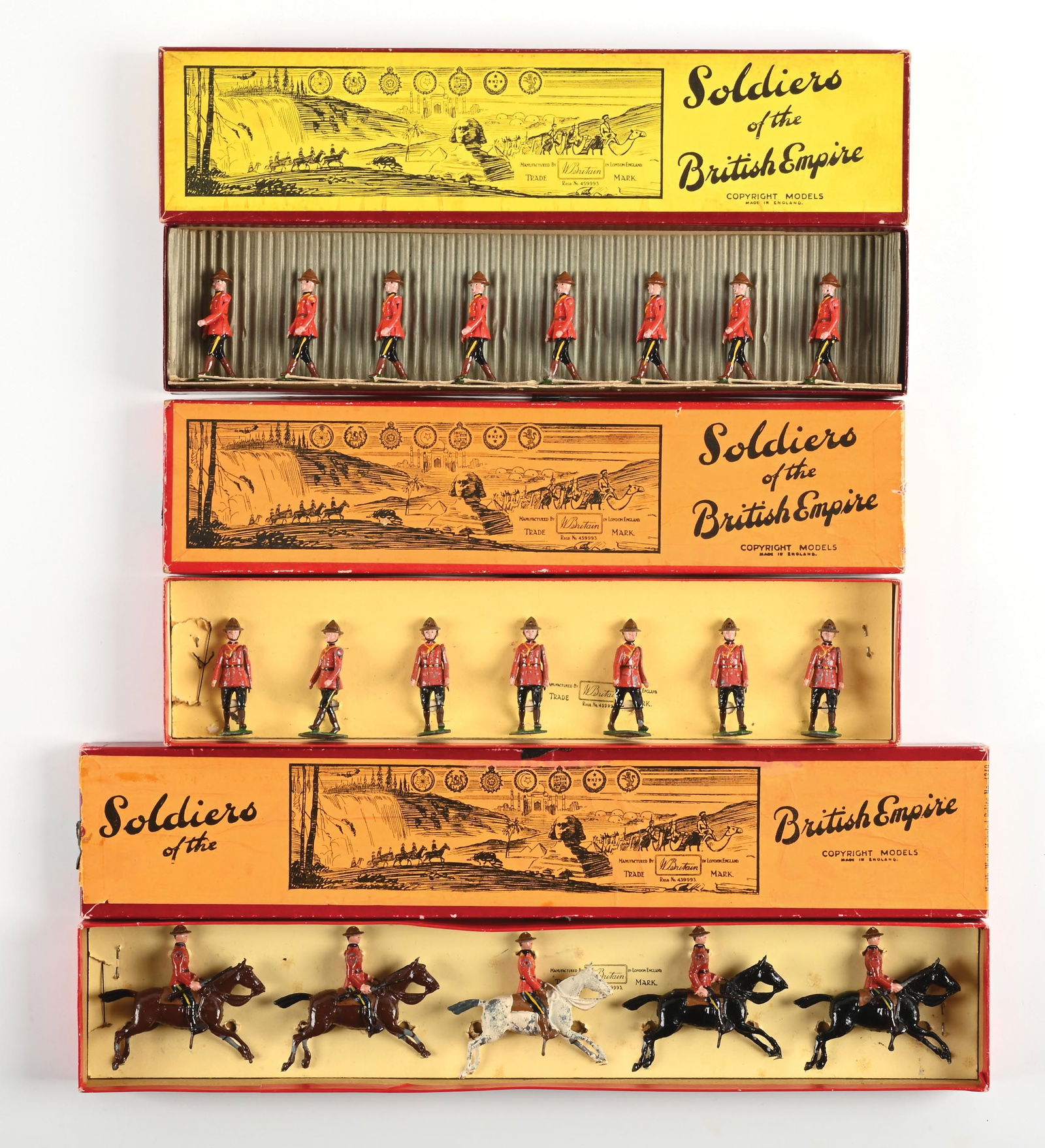 LOT OF 3: W. BRITAIN SETS IN BOXES (1 of 2)