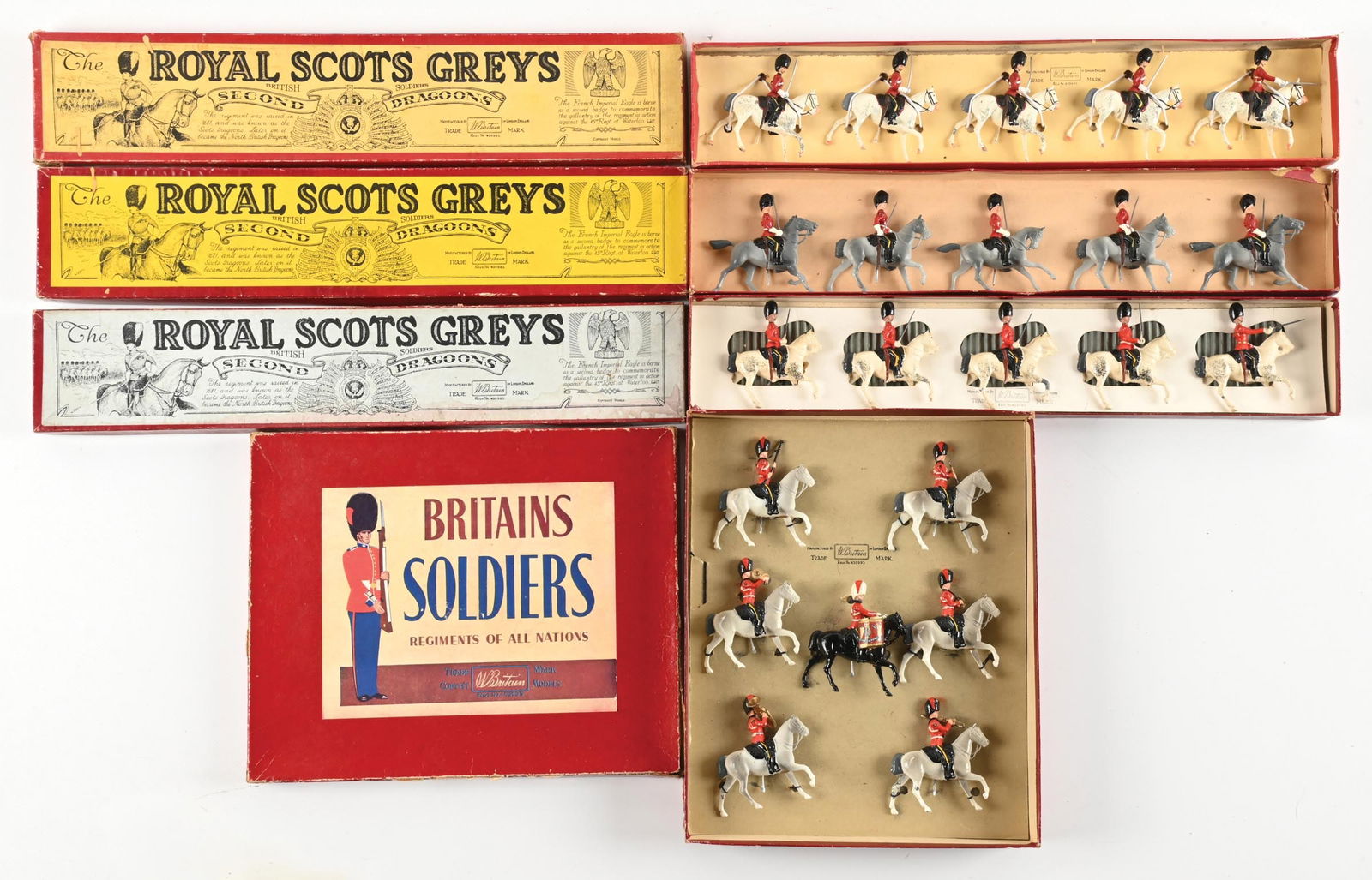 LOT OF 4: W. BRITAIN SETS IN BOXES (1 of 2)