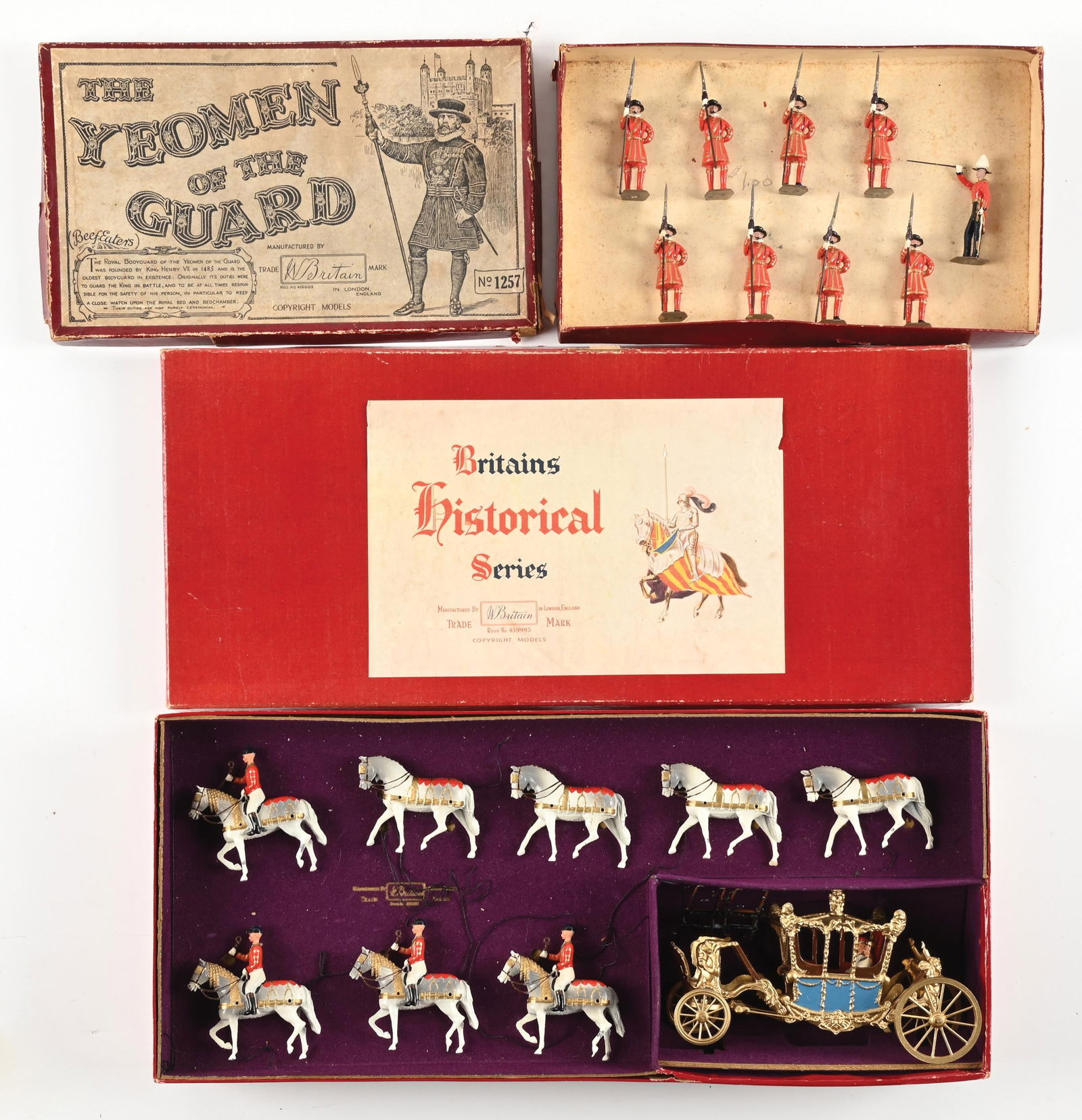 LOT OF 2: W. BRITAIN SETS IN BOXES (1 of 2)