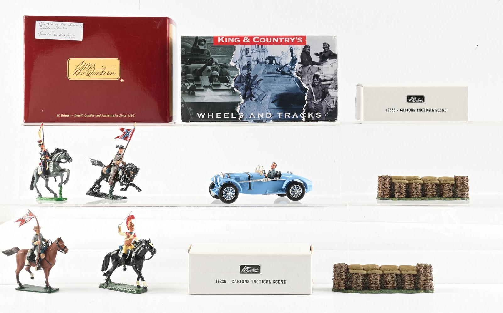 LOT OF 4: BRITIAN'S & KING & COUNTRY TOY SOLDIERS (1 of 1)