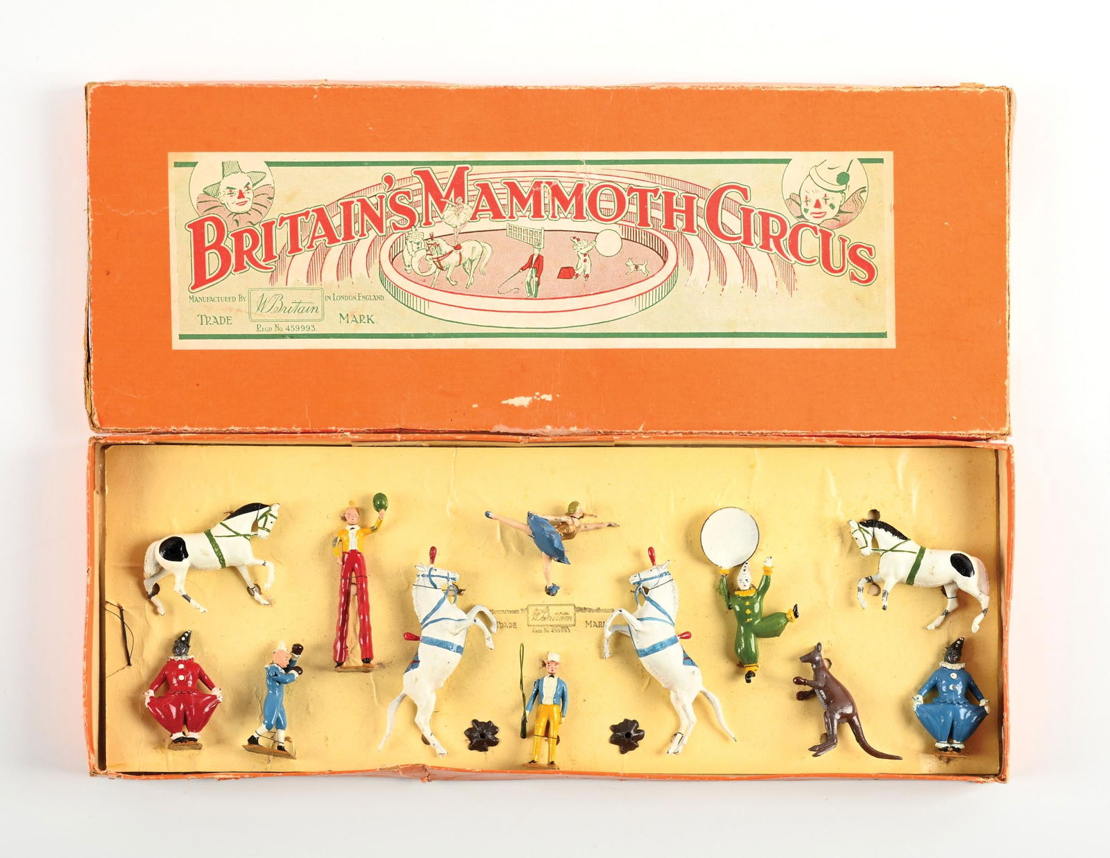 W. BRITAIN'S MAMMOTH CIRCUS SET NO. 2054 IN BOX (1 of 2)