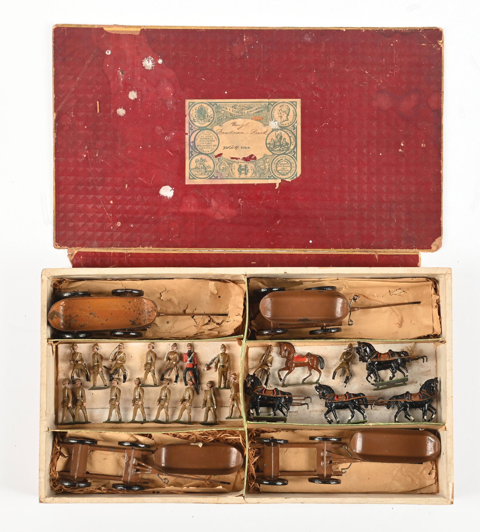 HEYDE ROYAL ENGINEERS PONTOONS 2-HORSE WAGONS (1 of 1)