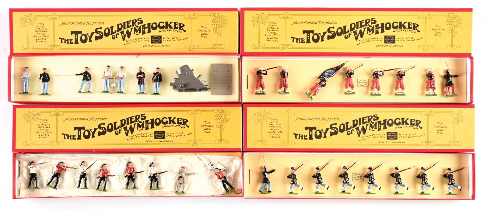 LOT OF 4: WILLIAM HOCKER TYPES OF THE AMERICAN CIVIL WAR (1 of 2)