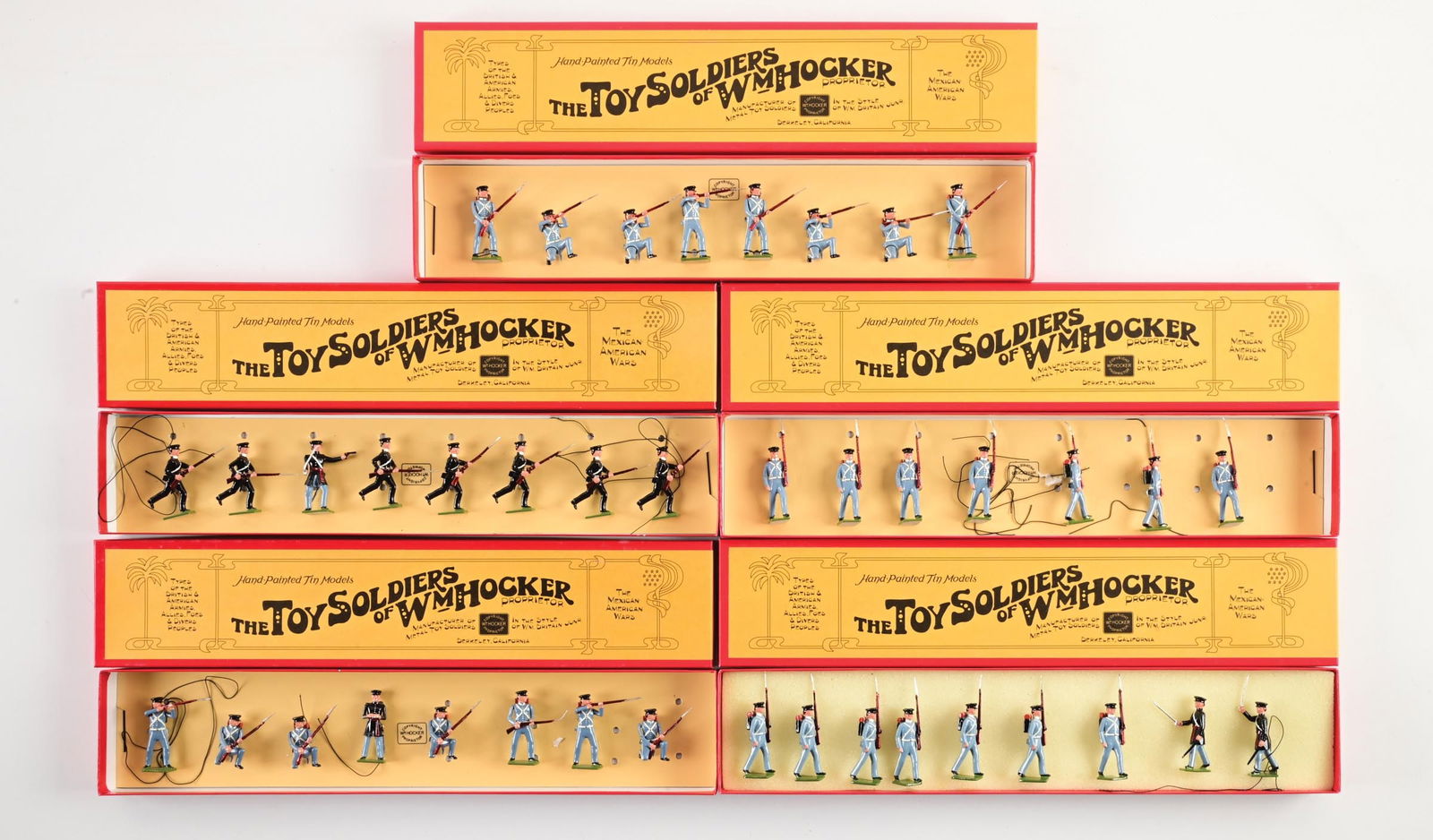 LOT OF 5: WILLIAM HOCKER TYPES OF THE MEXICAN-AMERICAN WARS (1 of 2)