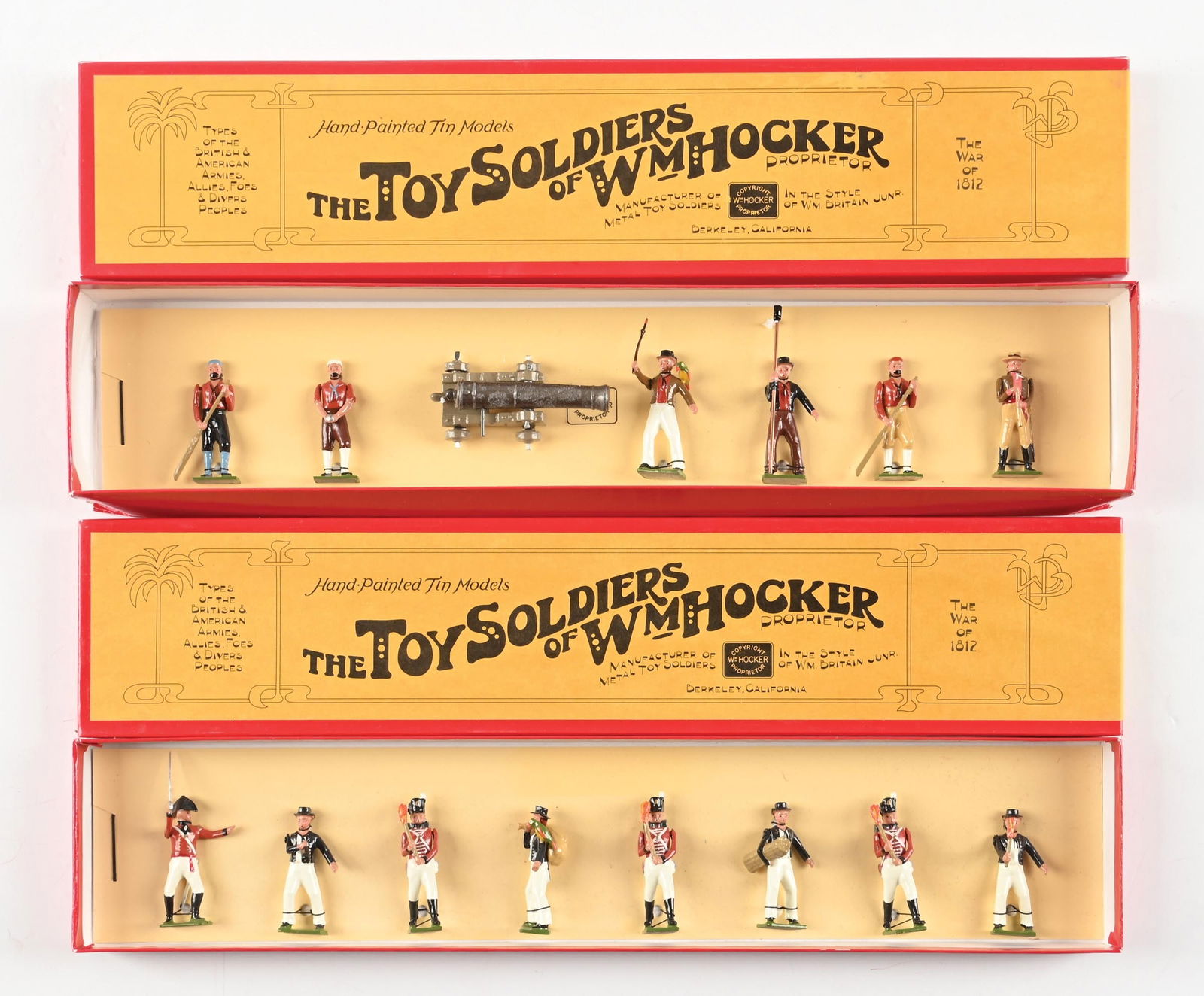 LOT OF 2: WM. HOCKER THE WAR OF 1812 SETS IN BOXES (1 of 2)