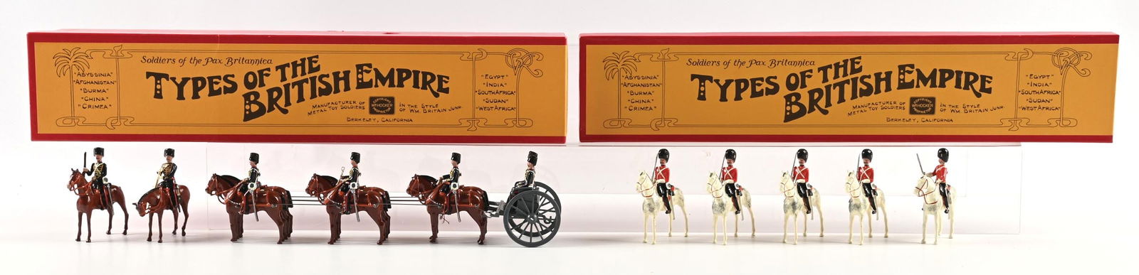 LOT OF 2: WM. HOCKER TYPES OF THE BRITISH EMPIRE SETS IN BOXES (1 of 2)