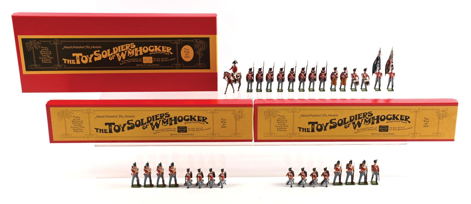LOT OF 3: WM. HOCKER THE WAR OF 1812 SETS IN BOXES (1 of 2)