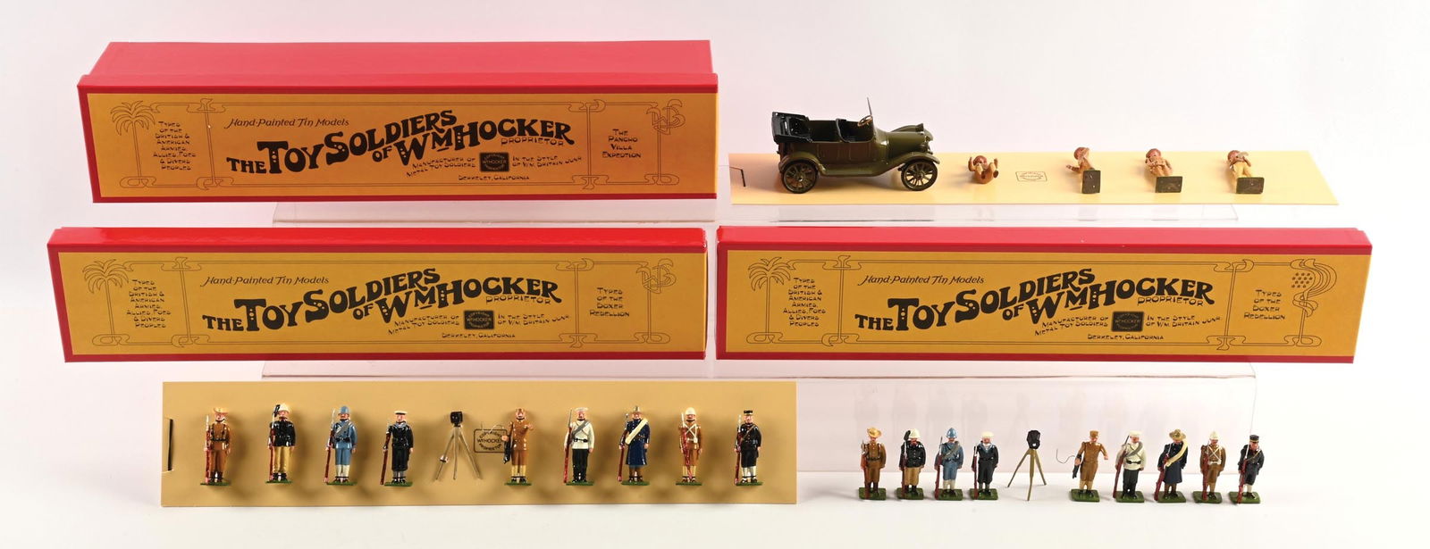 LOT OF 3: WILLIAM HOCKER TYPES OF THE BOXER REBELLION & PONCHO VILLA EXPEDITION (1 of 2)