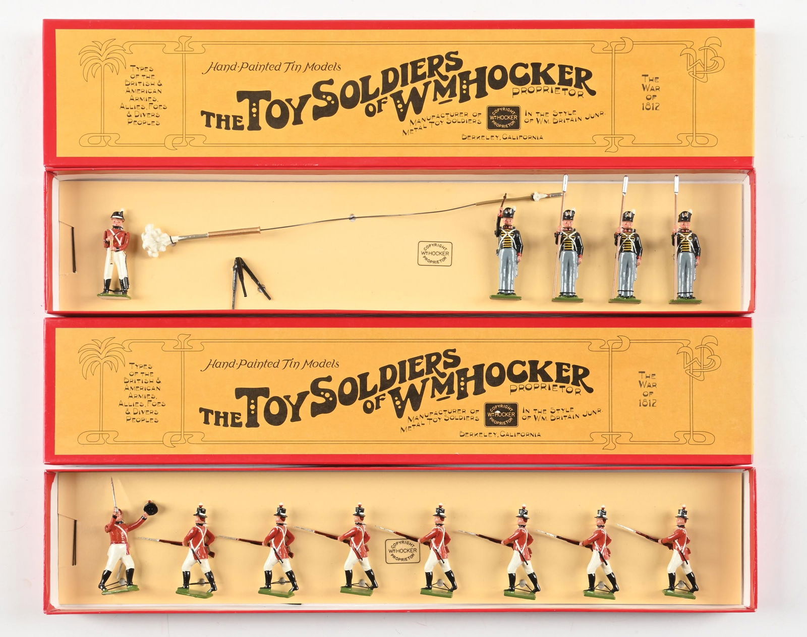 LOT OF 2: WM. HOCKER THE WAR OF 1812 SETS IN BOX (1 of 2)