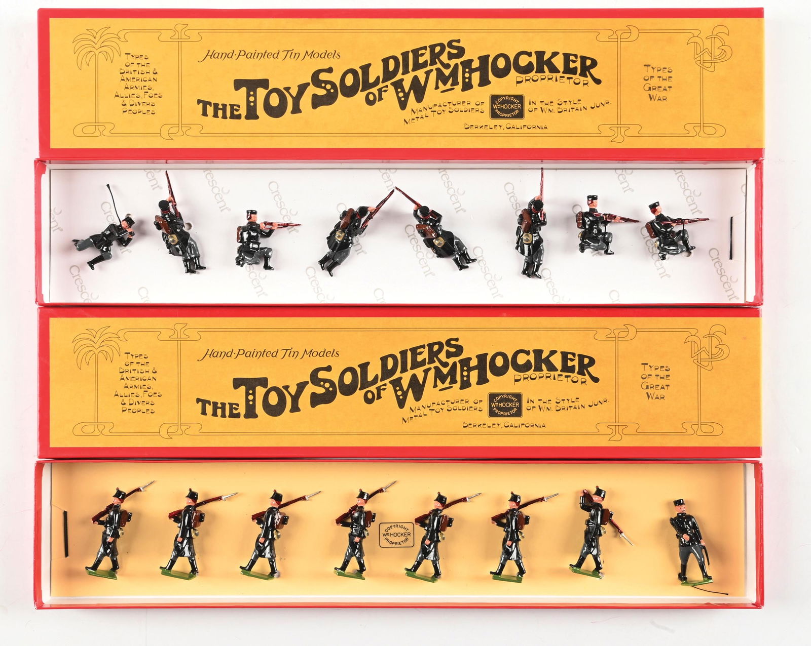 LOT OF 2: WM. HOCKER TYPES OF THE GREAT WAR IN BOXES (1 of 2)