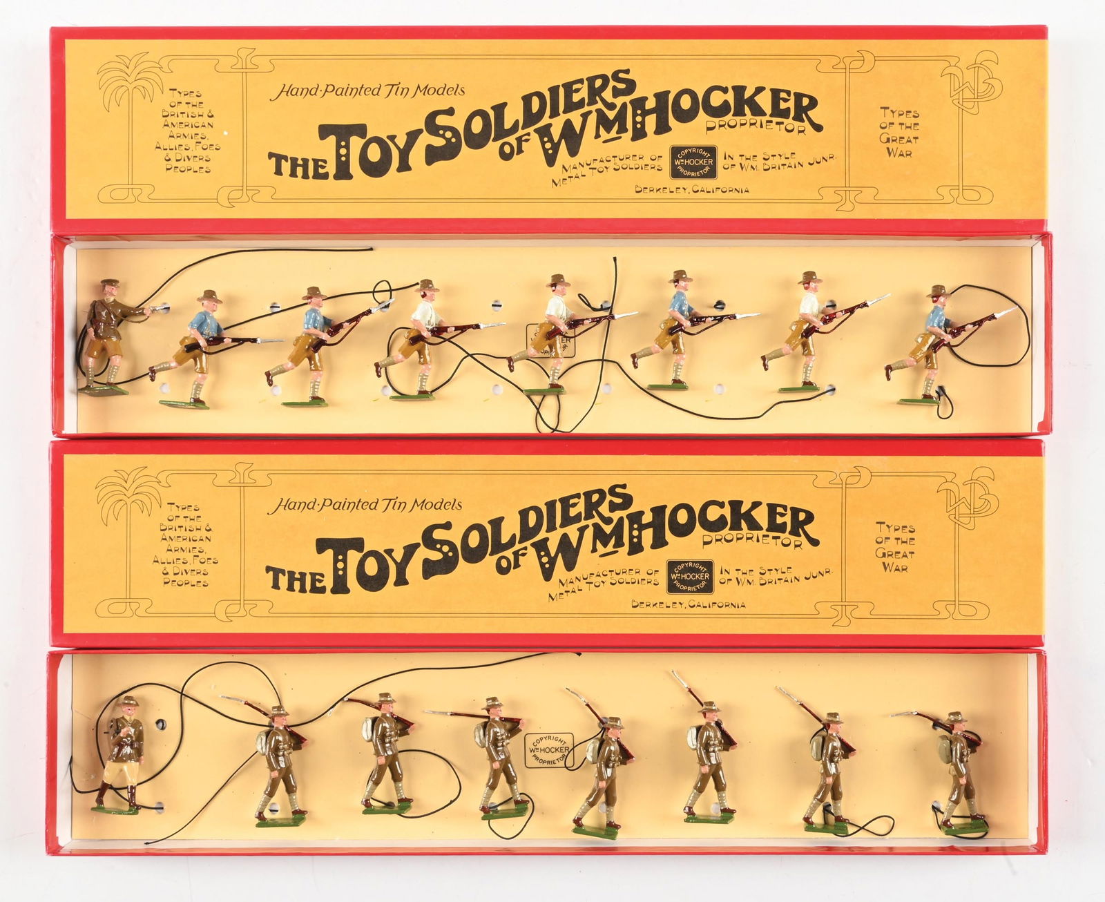 LOT OF 2: WM. HOCKER TYPES OF THE GREAT WAR IN BOXES (1 of 2)