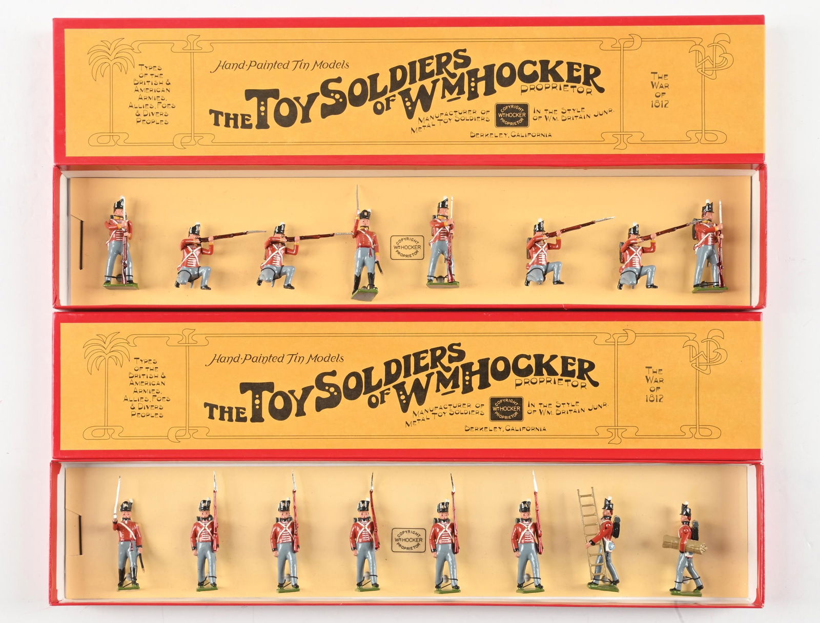 LOT OF 2: WM. HOCKER THE WAR OF 1812 SETS IN BOX (1 of 2)