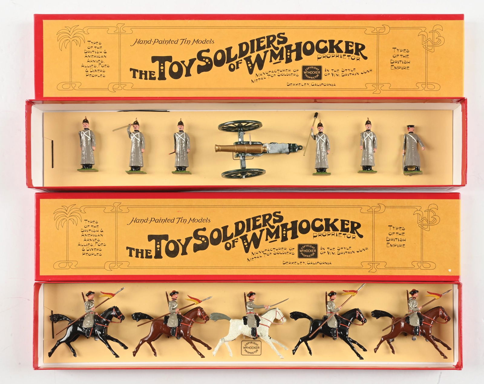 LOT OF 2: WM. HOCKER TYPES OF THE BRITISH EMPIRE SETS IN BOXES (1 of 2)