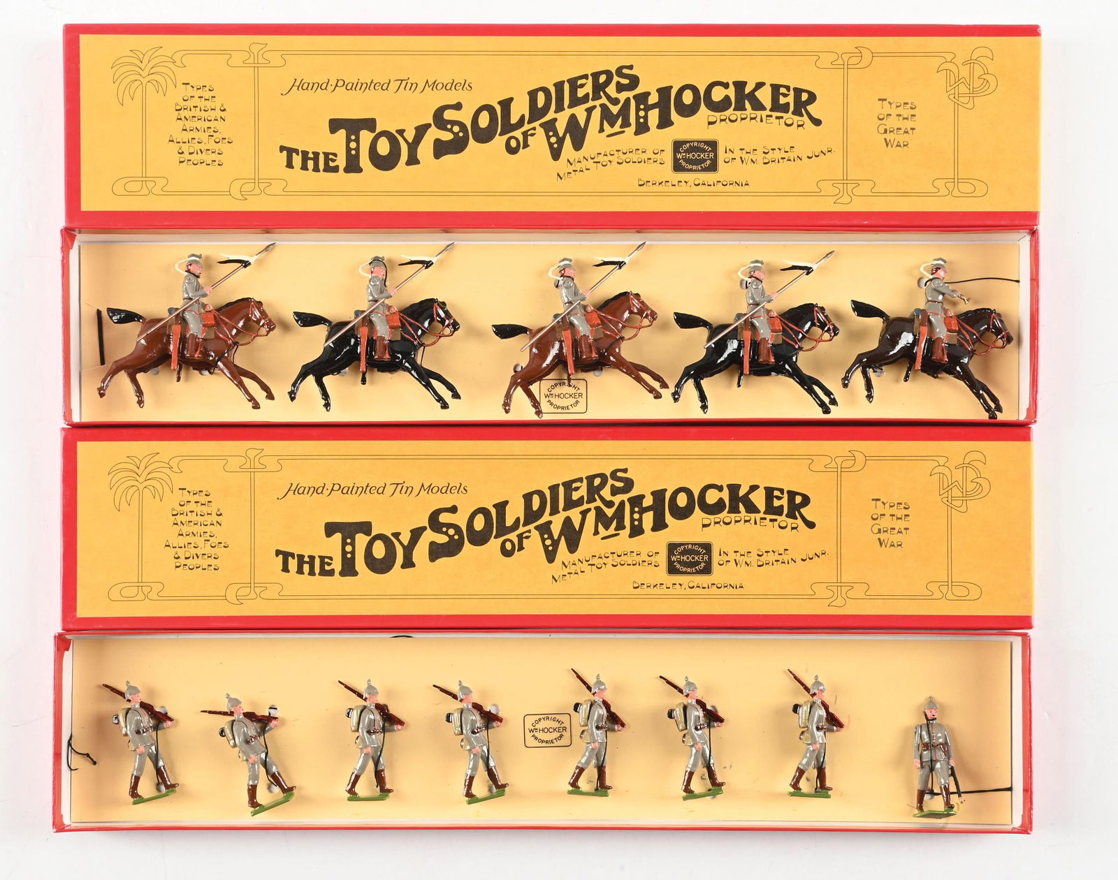 LOT OF 2: WM. HOCKER TYPES OF THE GREAT WAR IN BOXES (1 of 2)