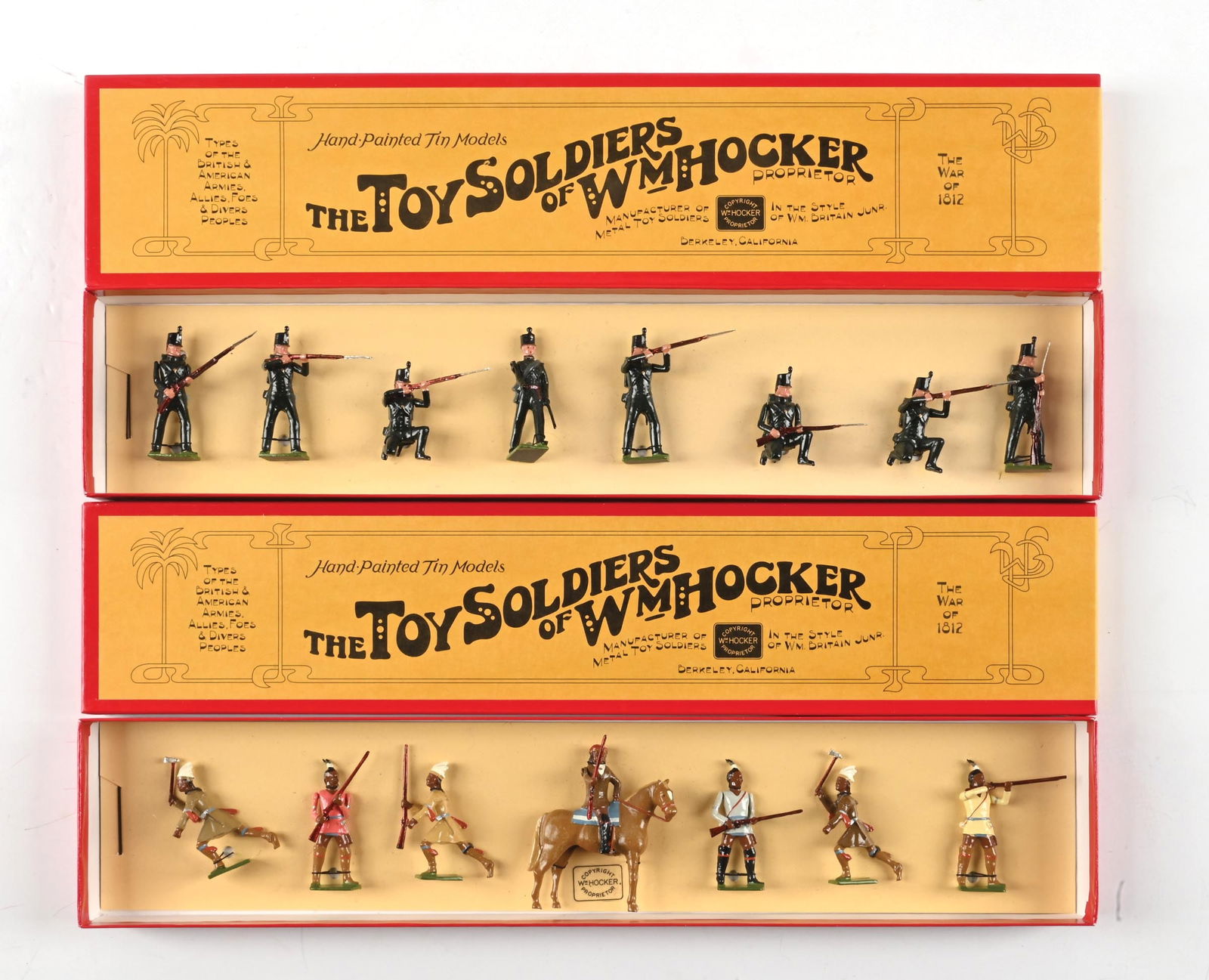LOT OF 2: WM. HOCKER TYPES OF THE AMERICAN REVOLUTION SETS IN BOXES (1 of 2)