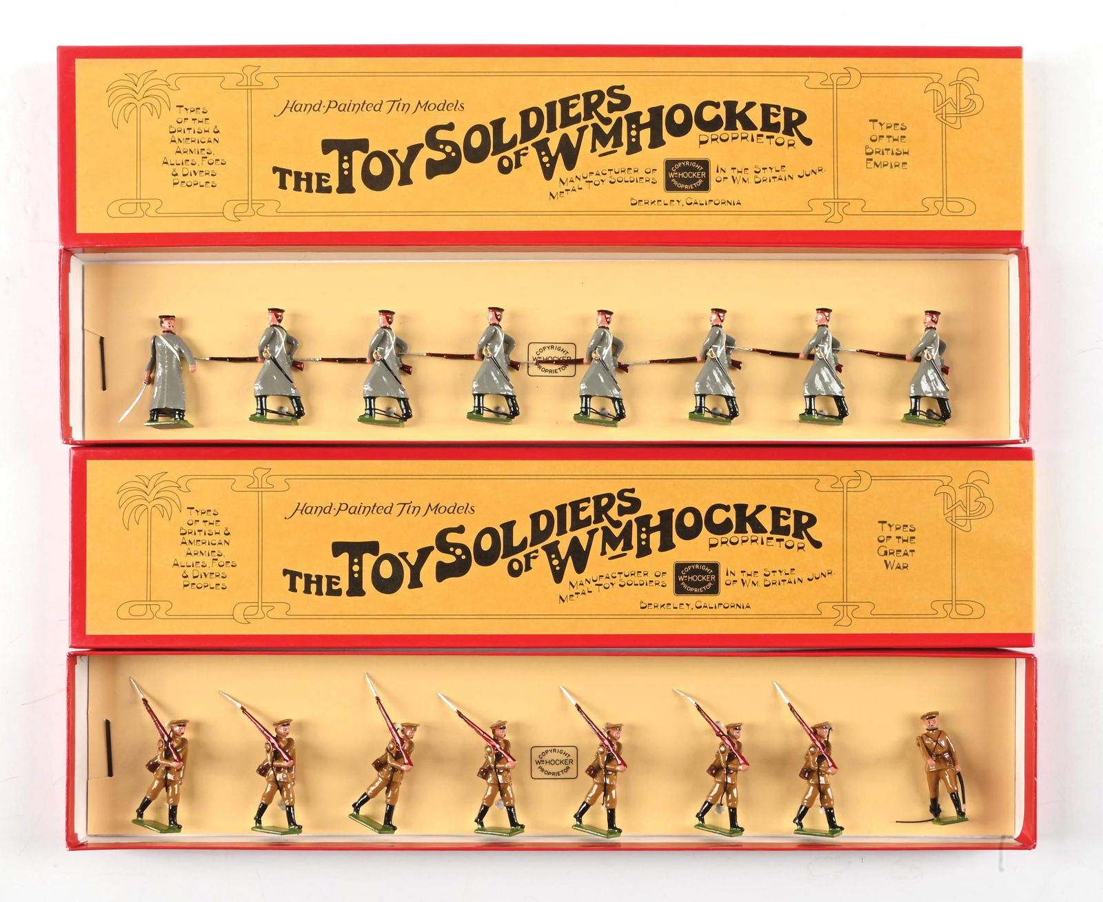 LOT OF 2: WM. HOCKER TYPES OF THE BRITISH EMPIRE SETS IN BOXES (1 of 2)