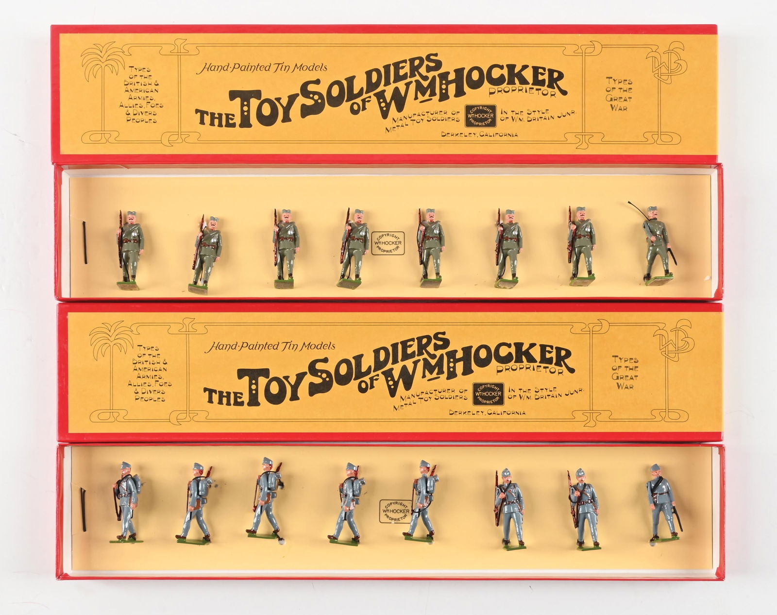 LOT OF 2: WM. HOCKER TYPES OF THE GREAT WAR IN BOXES (1 of 2)
