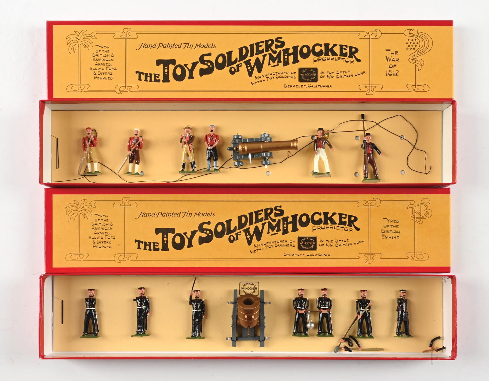 LOT OF 2: WM. HOCKER SETS IN BOXES (1 of 2)