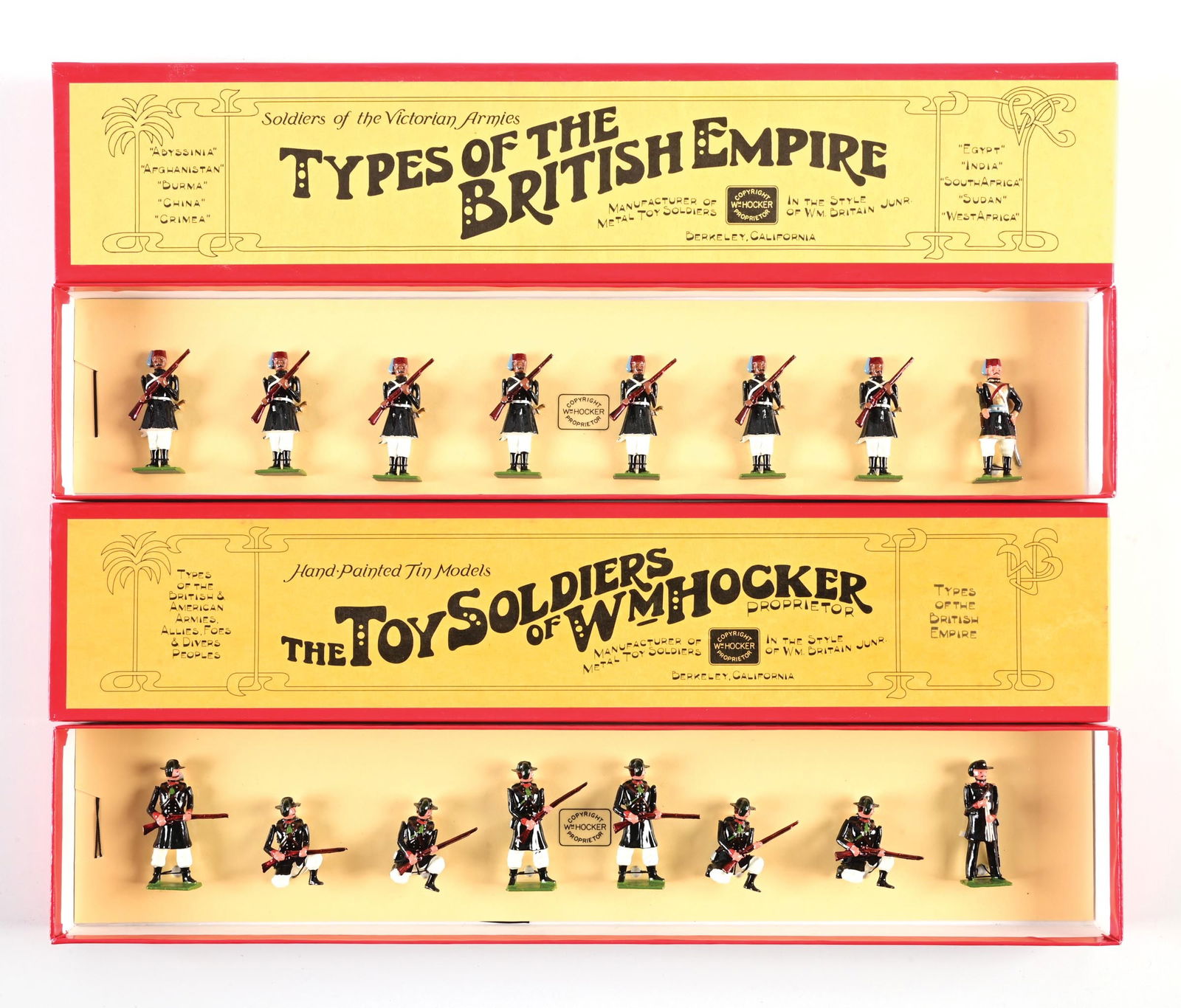 LOT OF 2: WM. HOCKER TYPES OF THE BRITISH EMPIRE SETS IN BOXES (1 of 2)