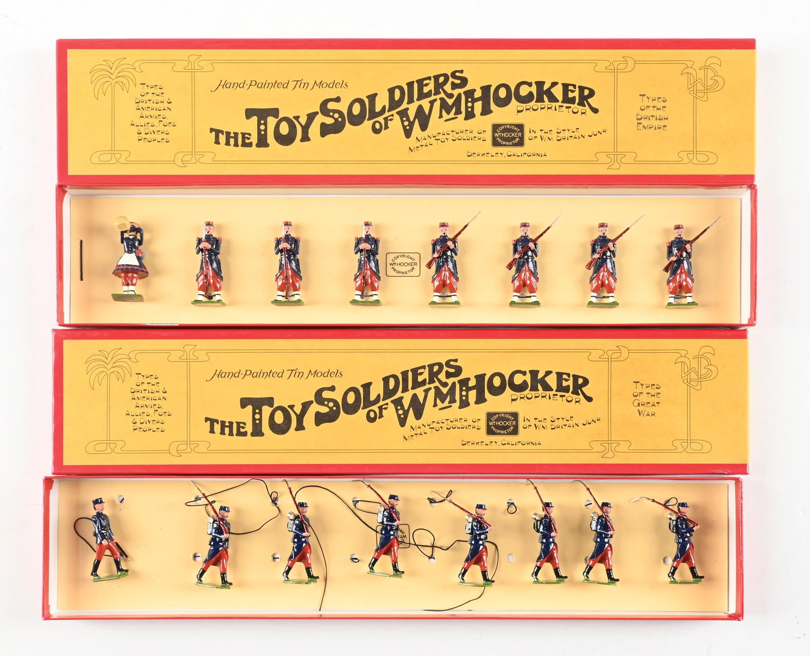 LOT OF 2: WM. HOCKER SETS IN BOXES (1 of 2)