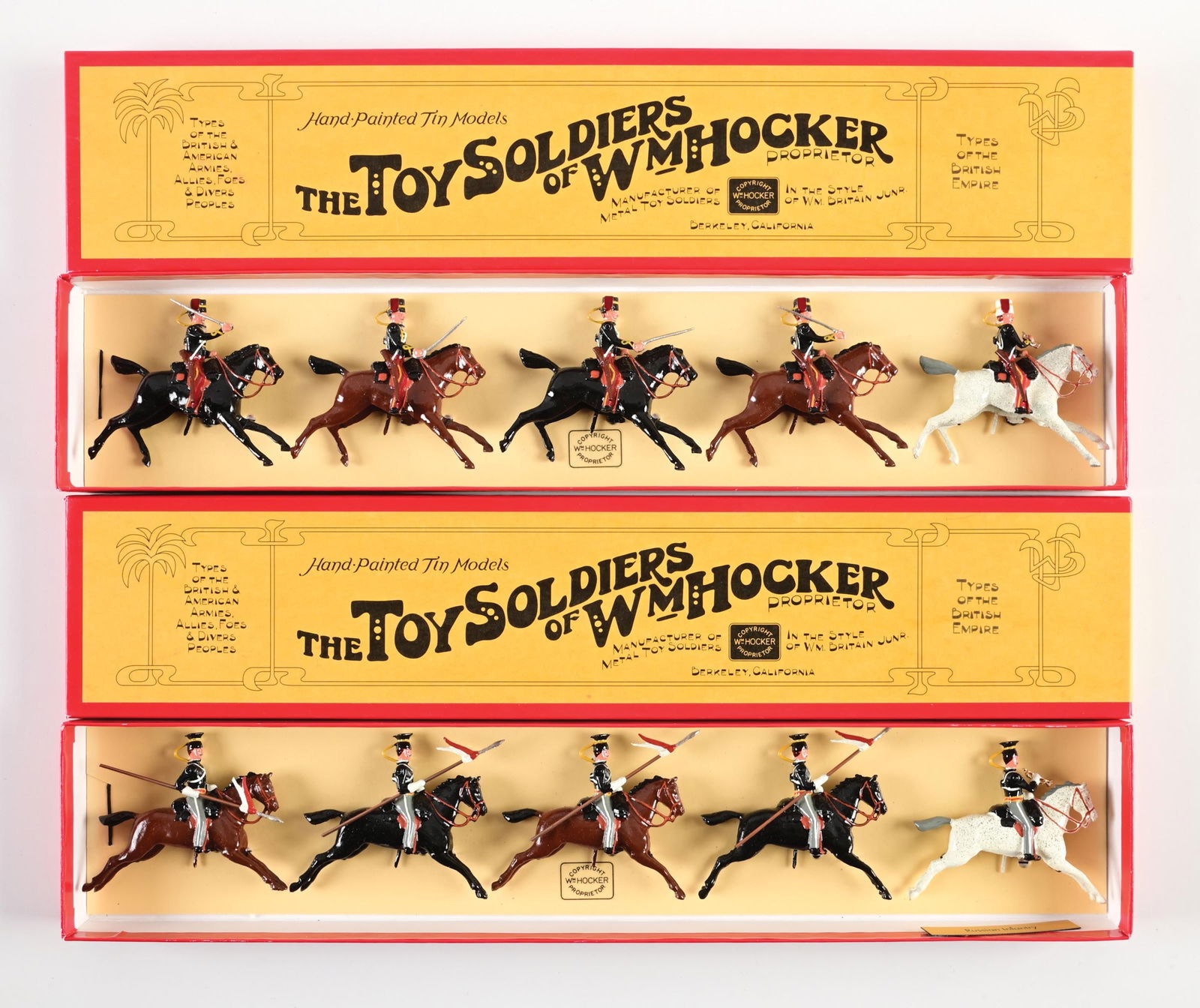 LOT OF 2: WM. HOCKER TYPES OF THE BRITISH EMPIRE SETS IN BOXES (1 of 2)