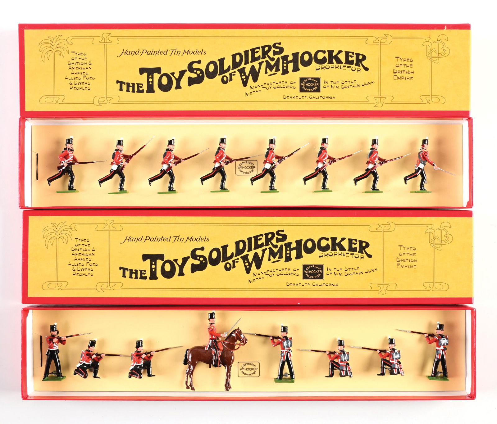 LOT OF 2: WM. HOCKER TYPES OF THE BRITISH EMPIRE SETS IN BOXES (1 of 2)