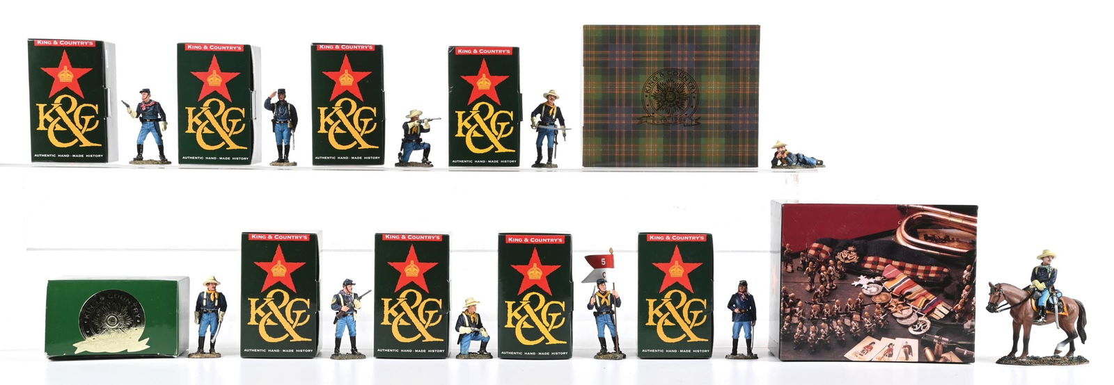 LOT OF 11: KING & COUNTRY KINGSX COLLECTOR'S CLUB JOHN FORD'S CAVALRY (1 of 2)