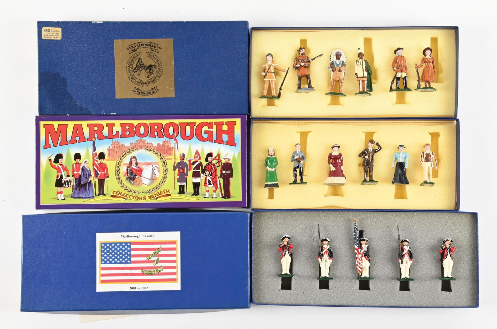 LOT OF 3: MARLBOROUGH SETS IN BOXES (1 of 2)