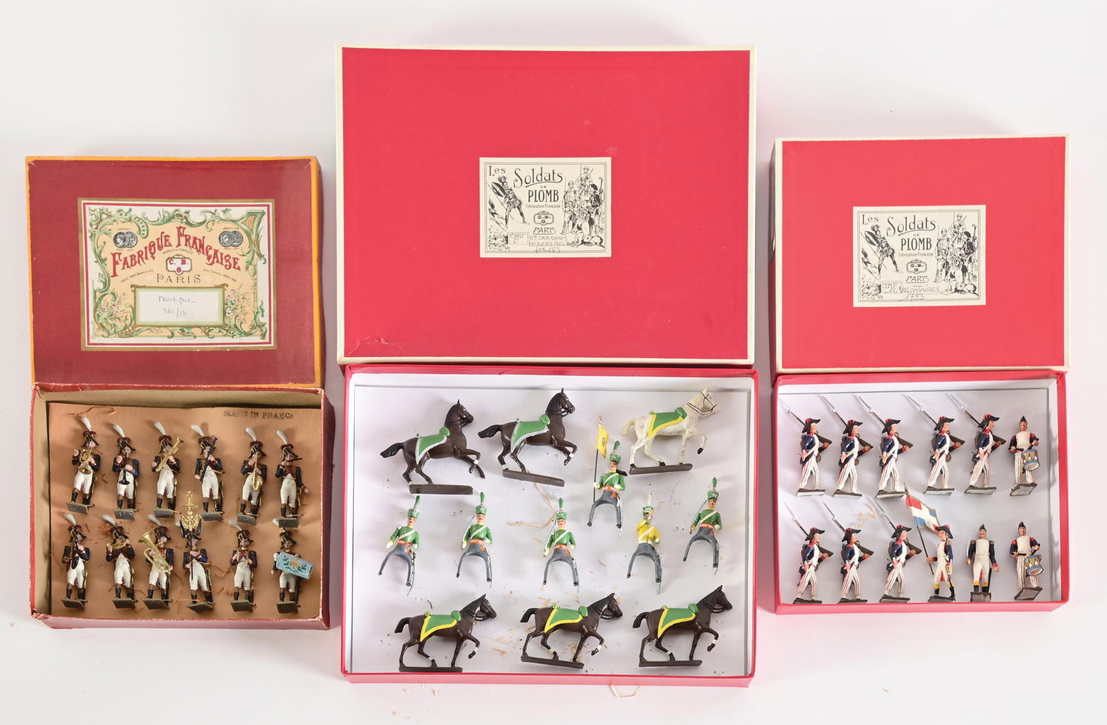 LOT OF 3: MARQUE DE FABRIQUE 1793 VOLUNTEERS, BAND OF THE GRENADIERS APPEAD OF THE IMPERIAL GUARD, (1 of 5)