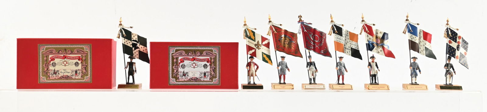 LOT OF 8: MIGNOT STANDARD BEARERS OF THE FRENCH EMPIRE (1 of 1)