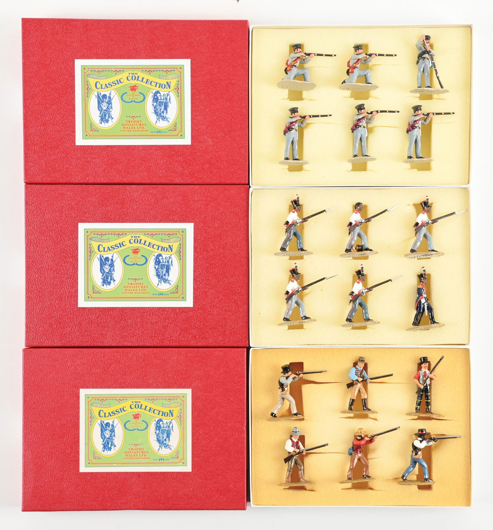 LOT OF 3: TROPHY SETS IN BOXES (1 of 2)