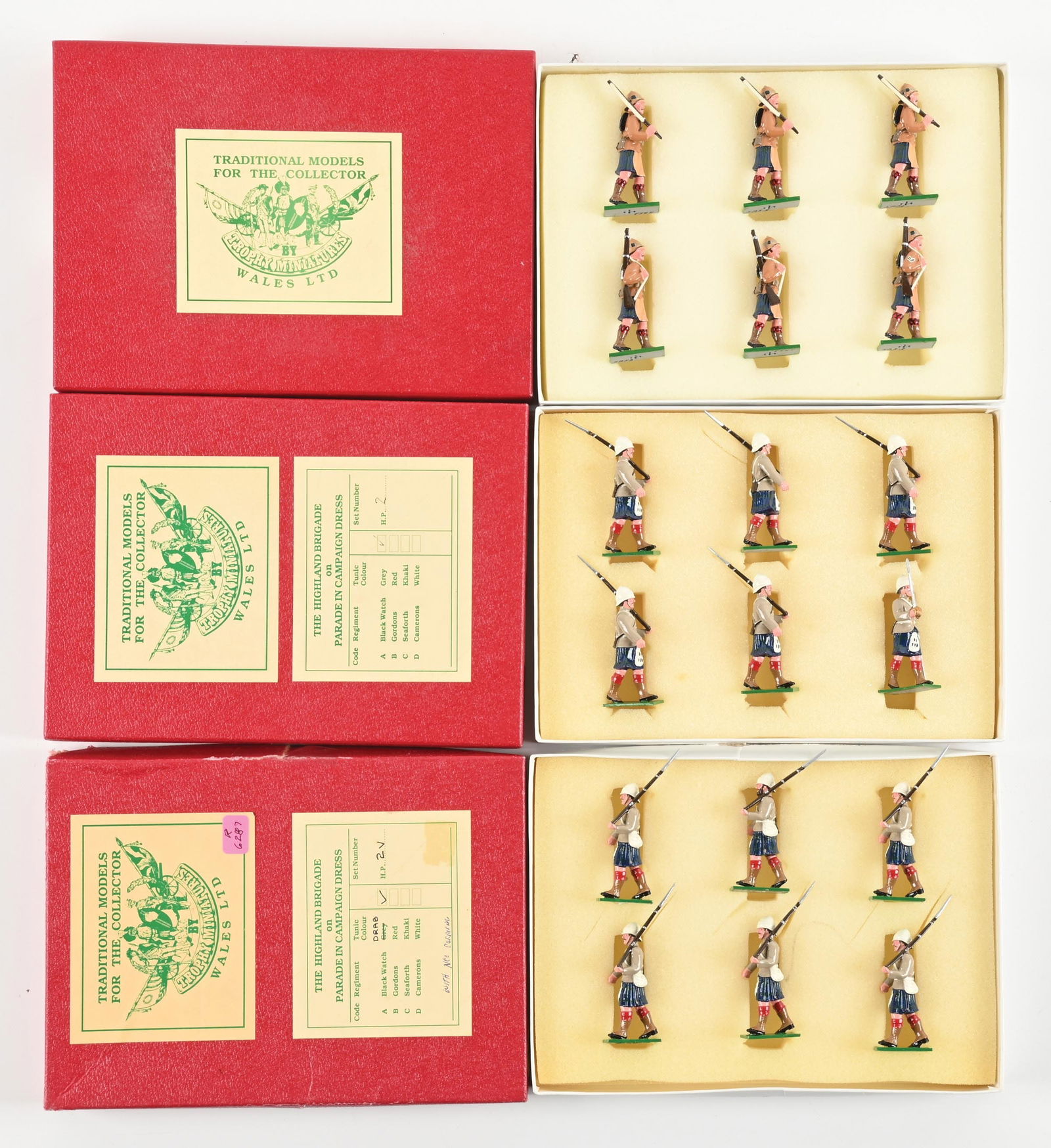 LOT OF 3: TROPHY SETS IN BOXES (1 of 2)