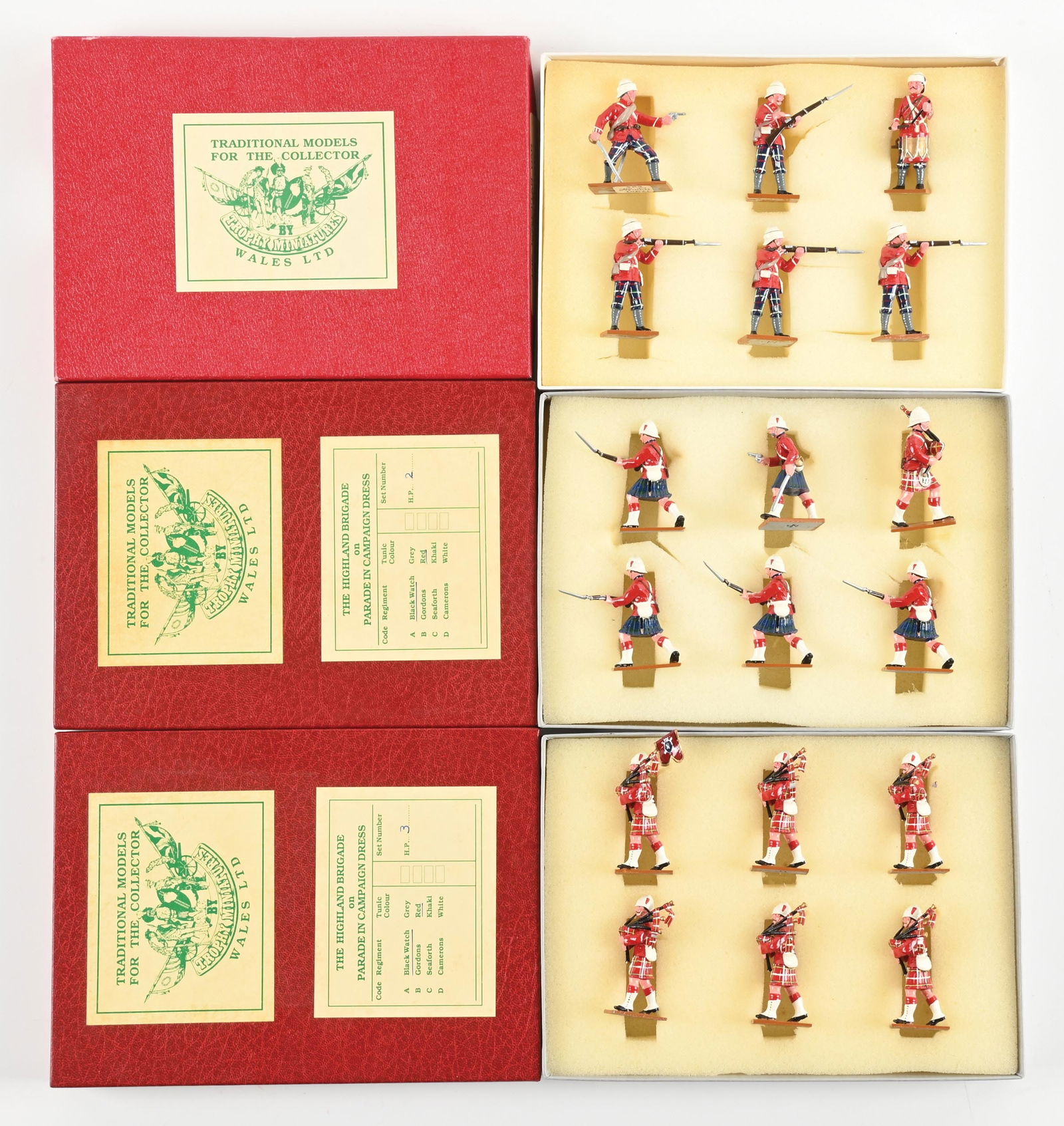 LOT OF 3: TROPHY SETS IN BOXES (1 of 2)