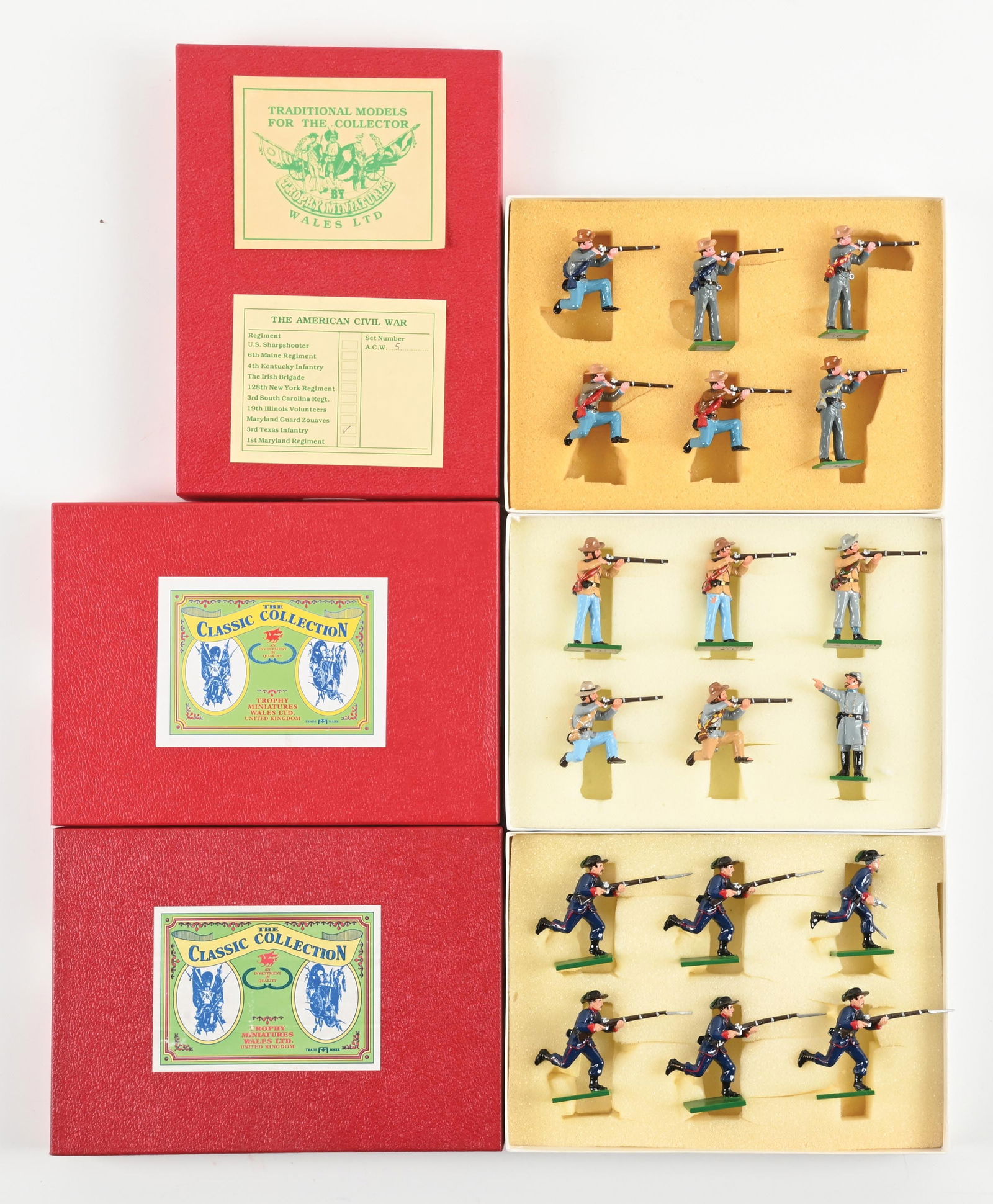 LOT OF 3: TROPHY SETS IN BOXES (1 of 2)