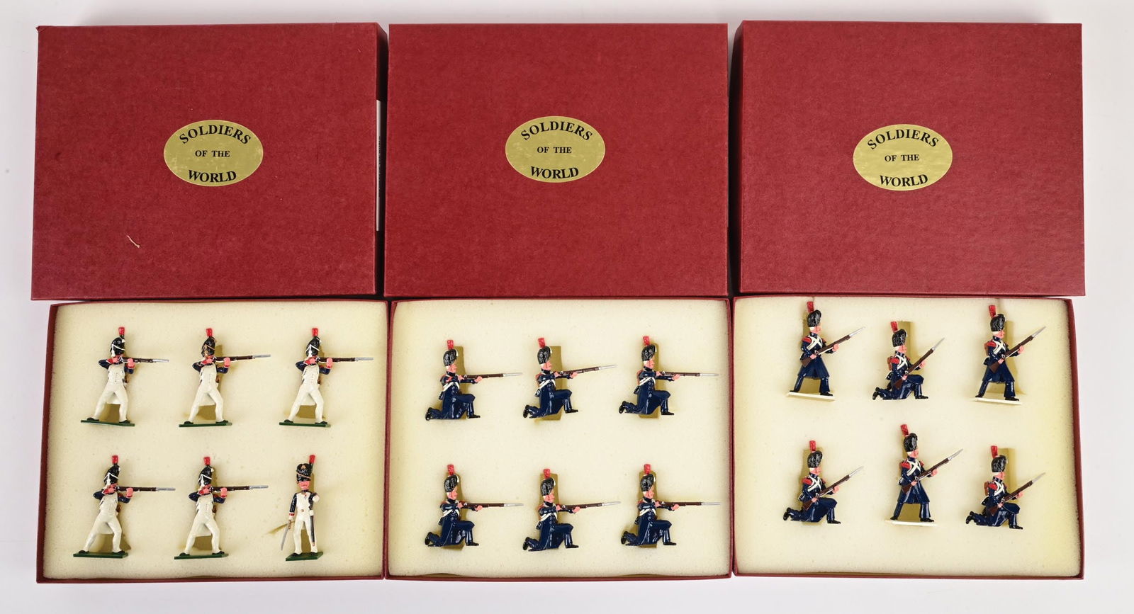 LOT OF 3: SOLDIERS OF THE WORLD SETS IN BOXES (1 of 2)