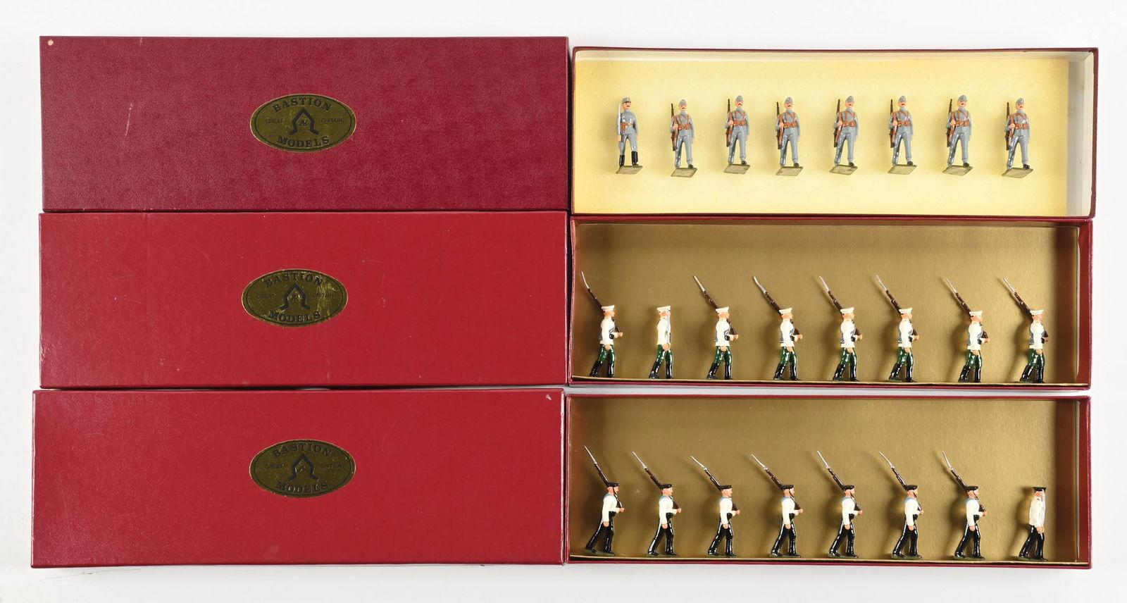 LOT OF 3: BASTION MODELS SETS IN BOXES (1 of 2)