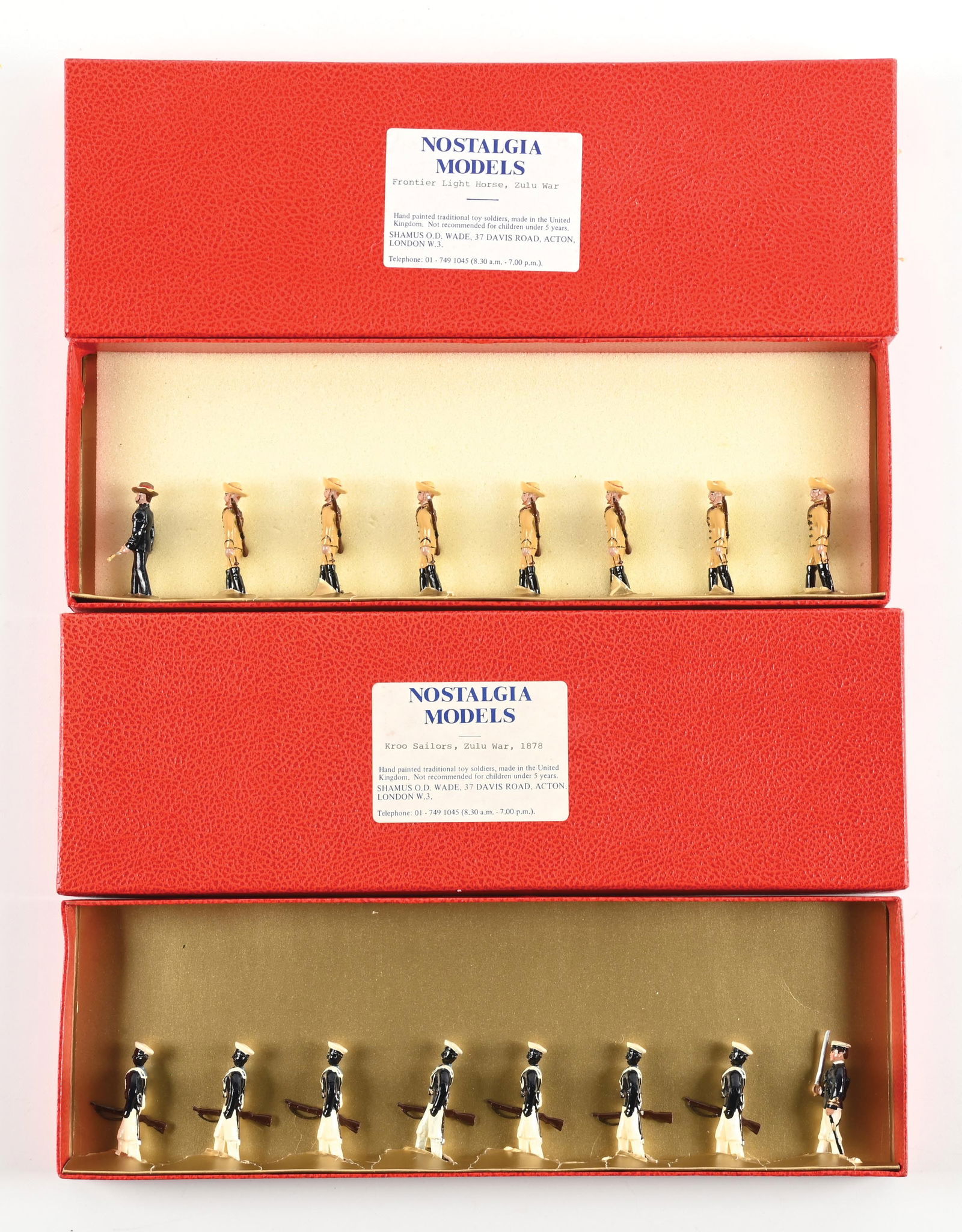 LOT OF 2: NOSTALGIA MODELS SETS IN BOXES (1 of 1)