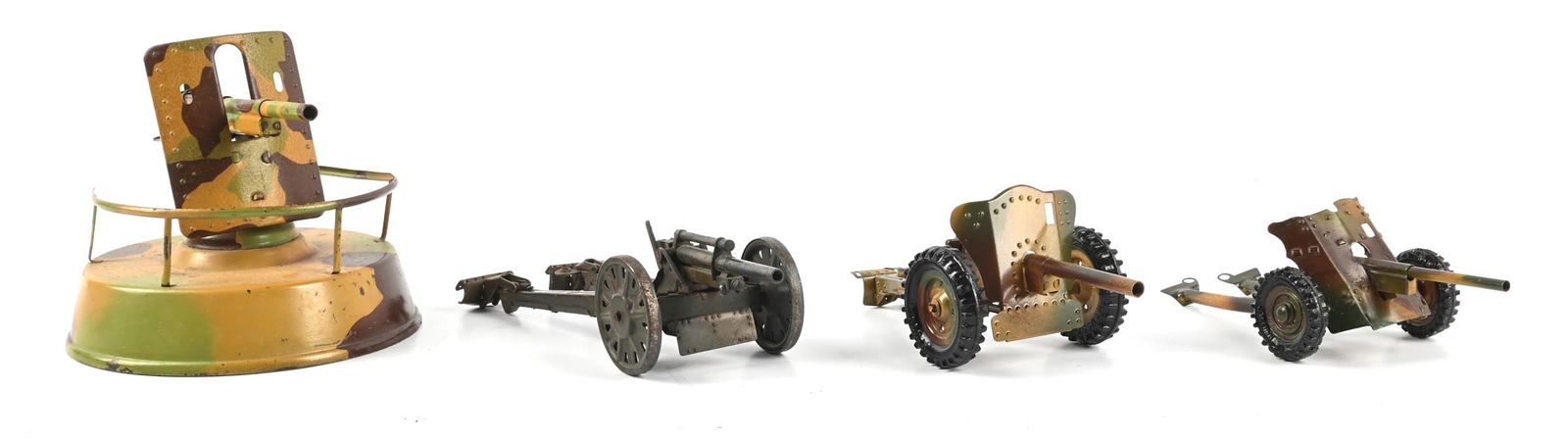 LOT OF 4: TOY SOLDIER MILITARY GUNS (1 of 1)