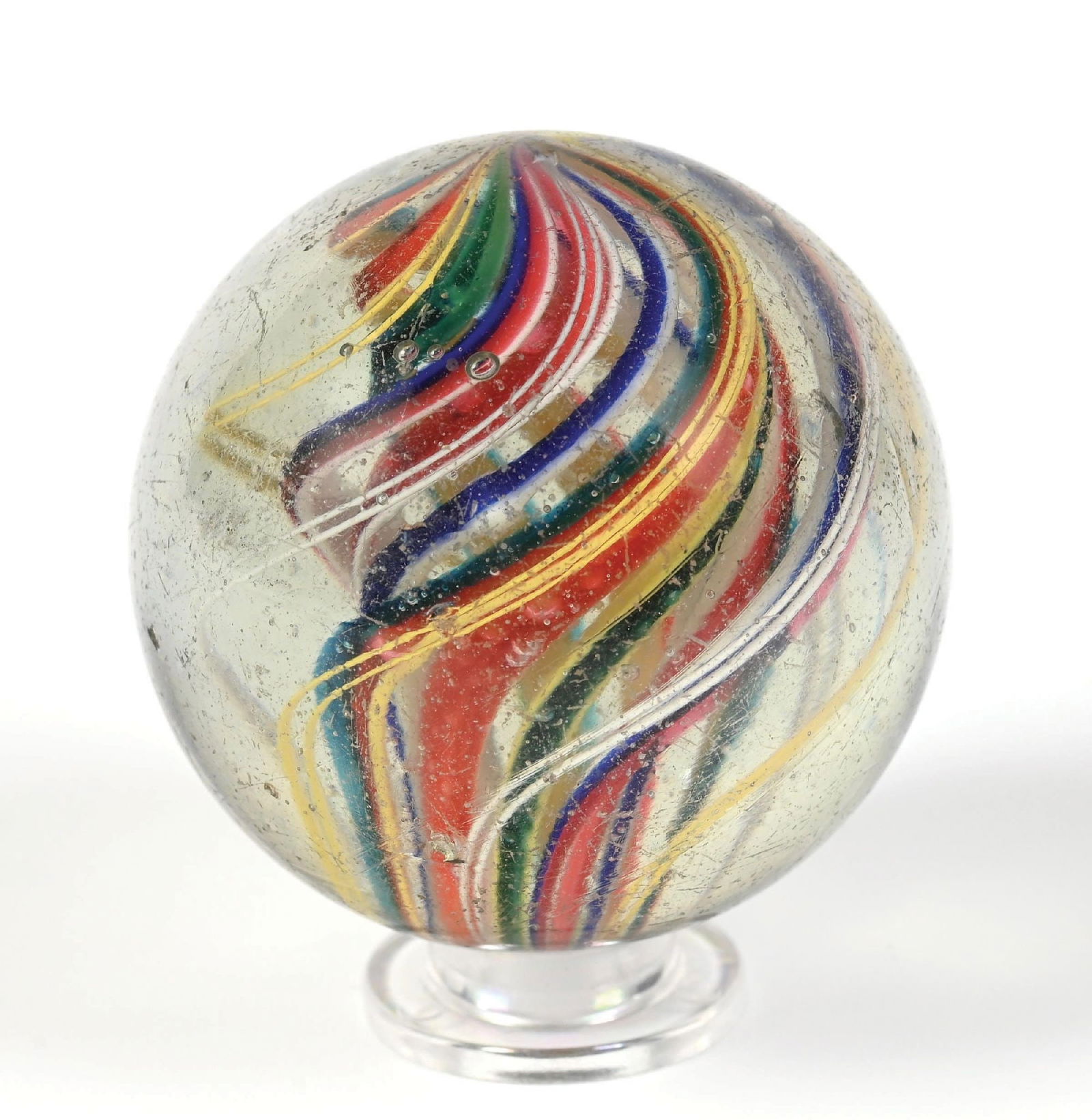 LARGE DIVIDED CORE SWIRL MARBLE - 4