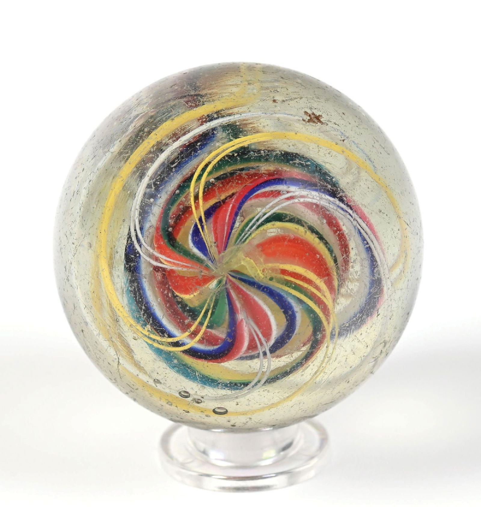 LARGE DIVIDED CORE SWIRL MARBLE - 5
