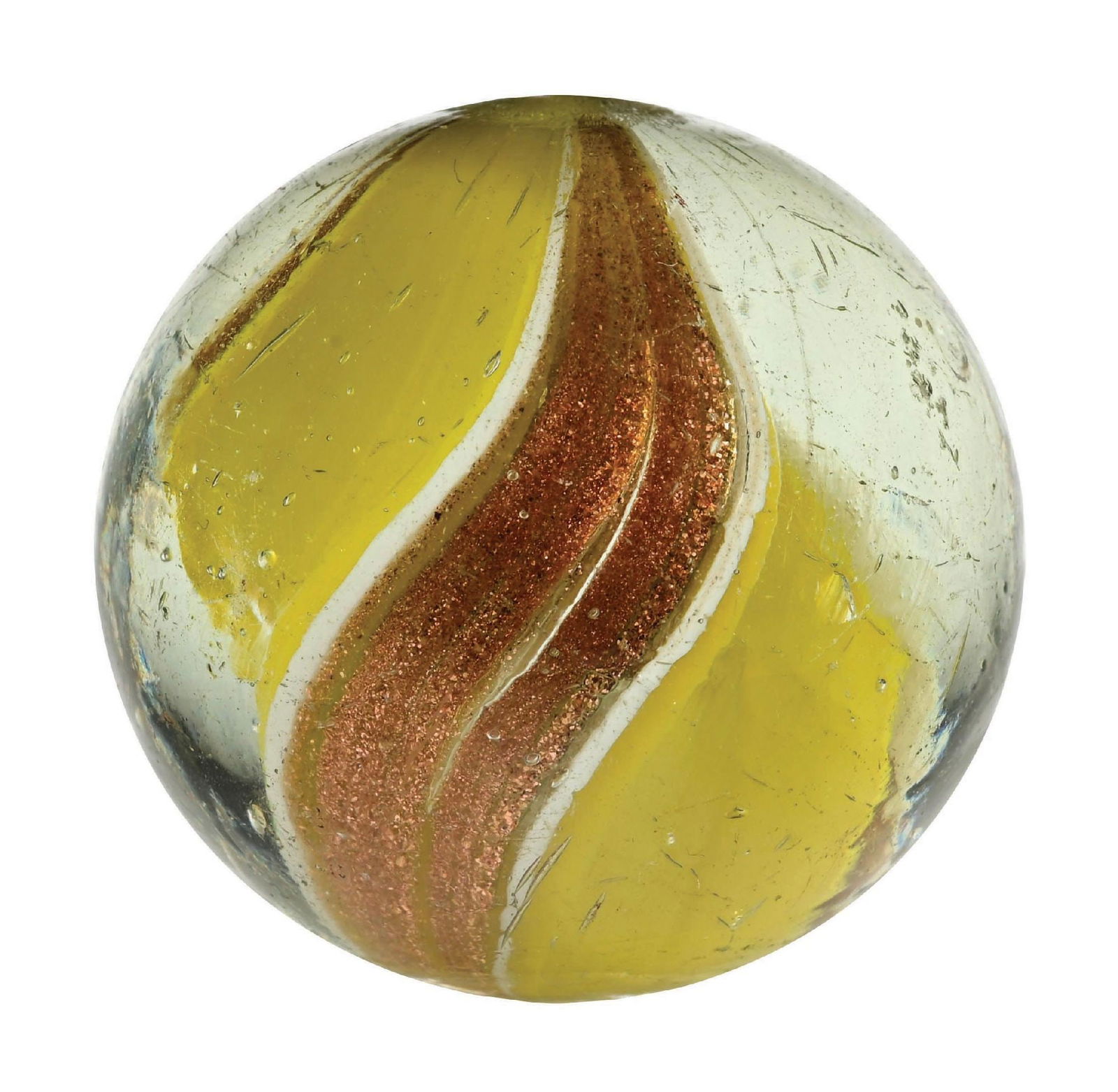 LARGE RIBBON LUTZ SWIRL MARBLE (1 of 6)