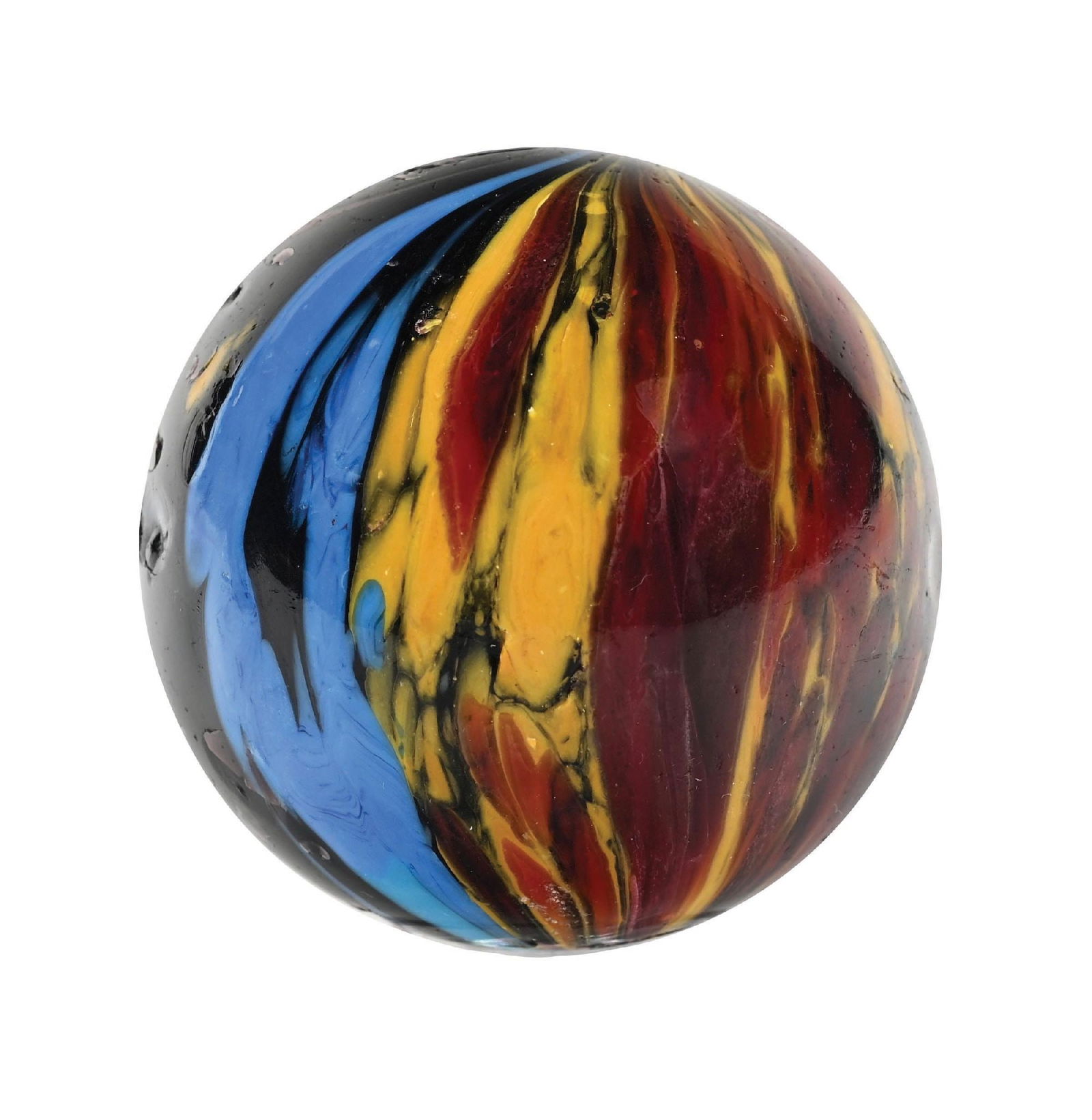 LARGE INDIAN SWIRL MARBLE (1 of 6)