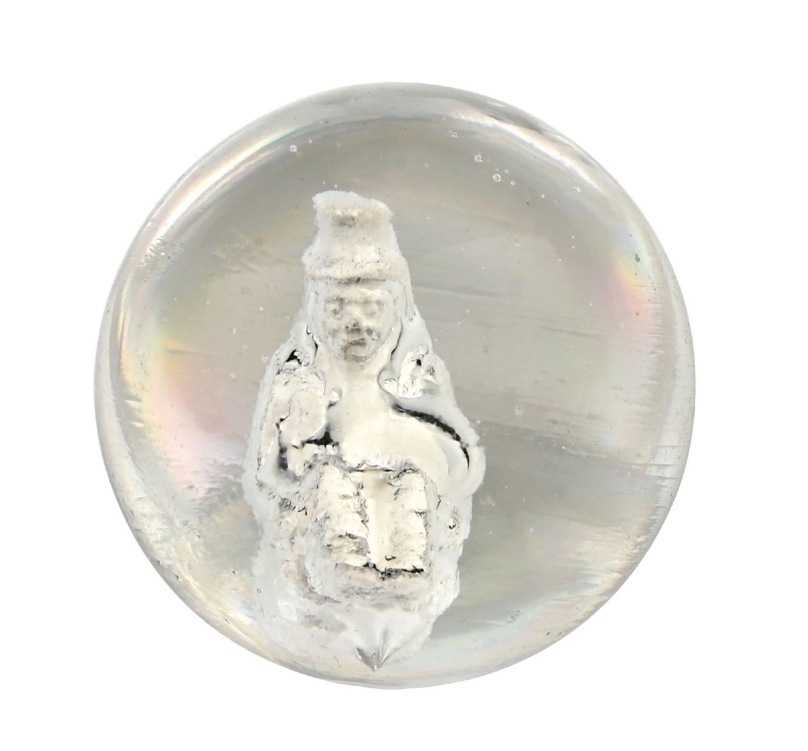 SULPHIDE MAN SQUATTING W/ PANTS DOWN MARBLE (1 of 6)