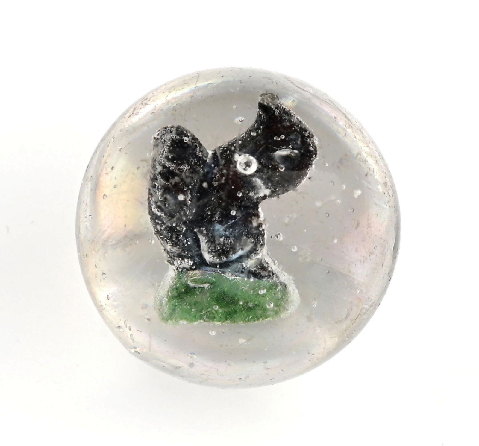 PAINTED SULPHIDE SQUIRREL MARBLE - 3