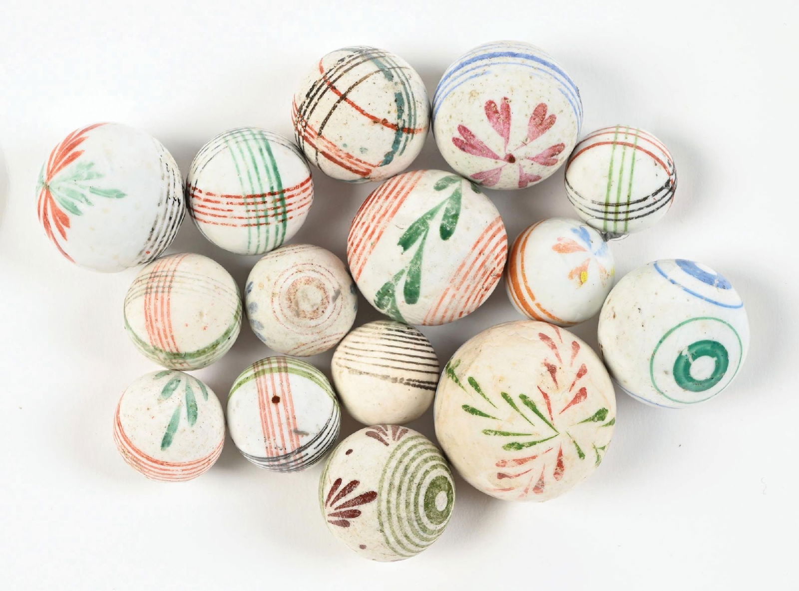 LOT OF 15: CHINA MARBLES (1 of 1)