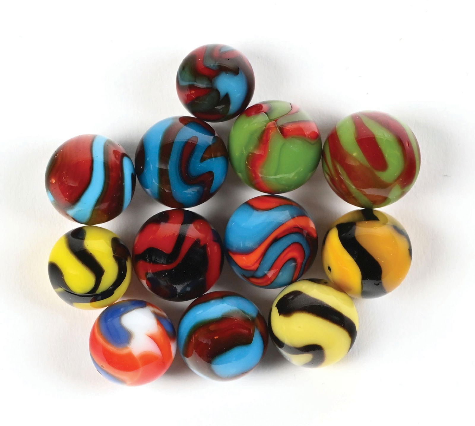 LOT OF 12: PELTIER MARBLES (1 of 1)