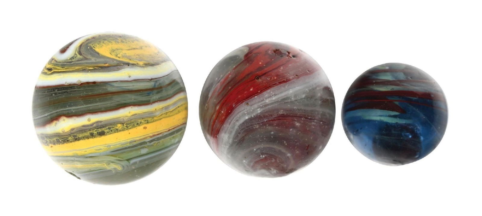 LOT OF 3: GREINER MARBLES (1 of 6)