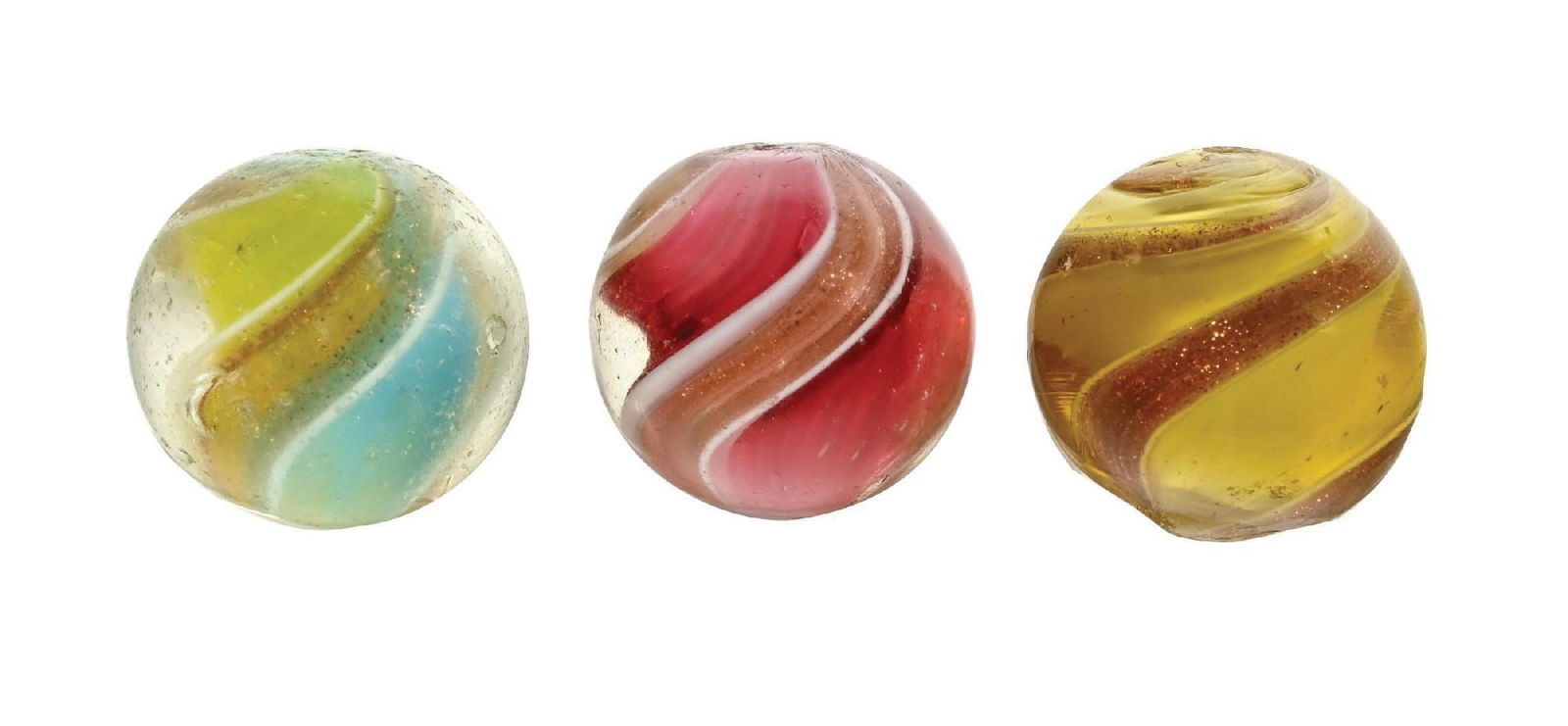 LOT OF 3: ROBBON LUTZ MARBLES (1 of 4)