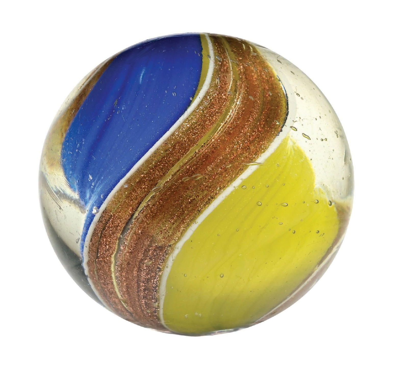 LARGE RIBBON LUTZ SWIRL MARBLE (1 of 6)